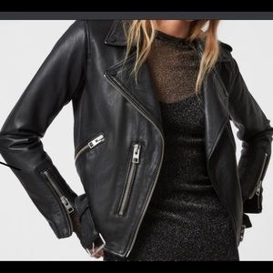 AllSaints Balfern Biker Leather Jacket
